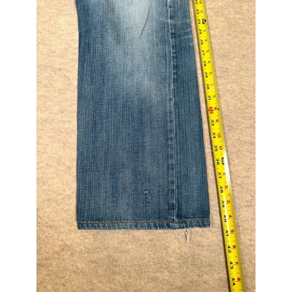 Vintage Levis 501 Original Jeans Men 38x32 Blue Distressed Denim Cotton Straight